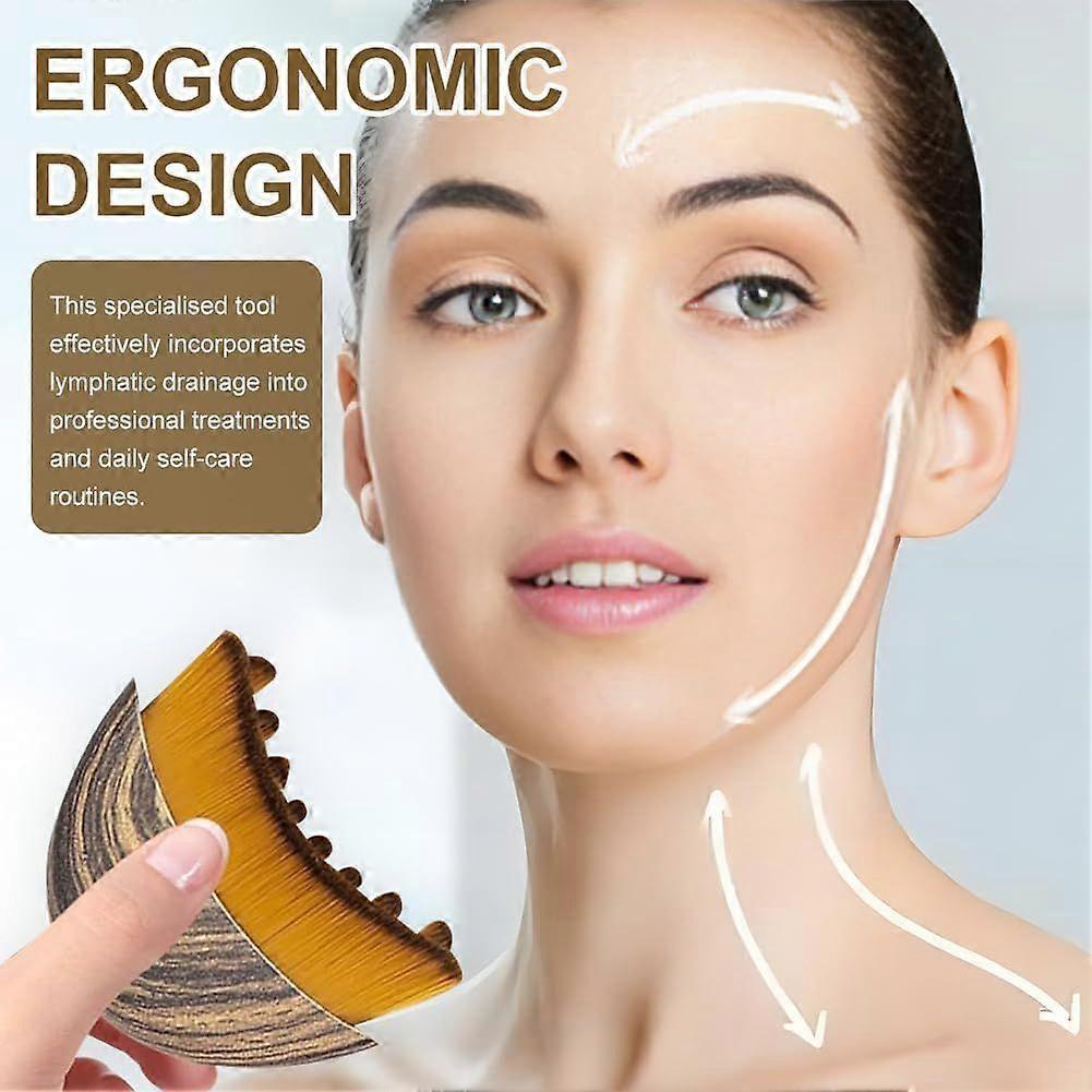 Neuestes Modell 2025: Lymphdrainage-Gesichtsbürste, Lymphdrainage-Massagegerät