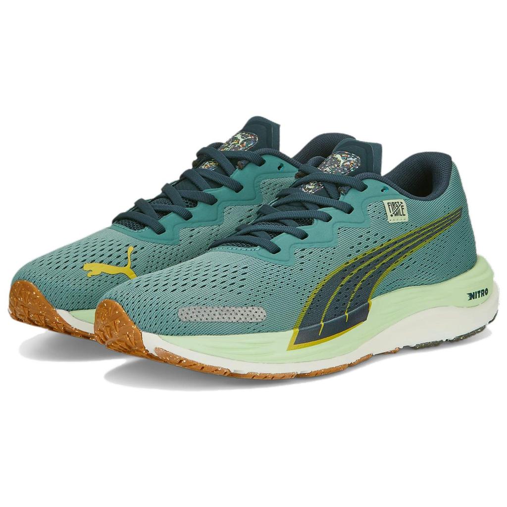 Puma First Mile x  Velocity Nitro 2 Adriatic Fresh Pear Women Sneakers Blue Dark-Night 377292-02