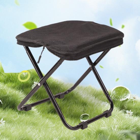 Mini Folding Stool with Carry Bag Portable Lightweight Heavy Duty Waterproof Outdoor Camping Backpacking Beach Picnic Fishing Collapsible Chair Seat