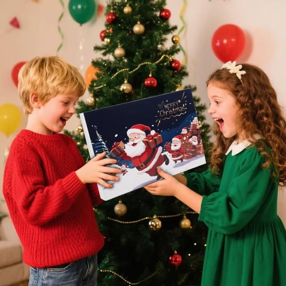 DIY Fillable Christmas Countdown Calendar 24 Grids Surprise Gift Advent Calendar New Year 2026