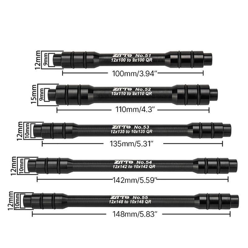 12/15mm Thru Axles Adapter Bike Thru Axles Bikes Hub Adapter Tubiform Shaft Adapter Wheel Fork Axles Front Axles To 9mm