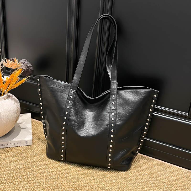 Large Capacity Tote Bag, Casual Shopping Bag, Hand-held Underarm Bag, Women's Bag