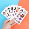 10 Stück Halloween Tattoo Aufkleber Cartoon Kürbis Geist Fledermaus Spinne Temporärer Aufkleber Kinder Geburtstagsparty Gastgeschenke Junge Mädchen Geschenke