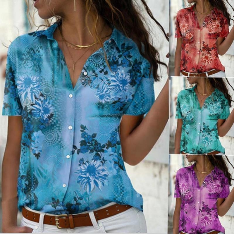 

2023 Women s Printed Short Sleeves