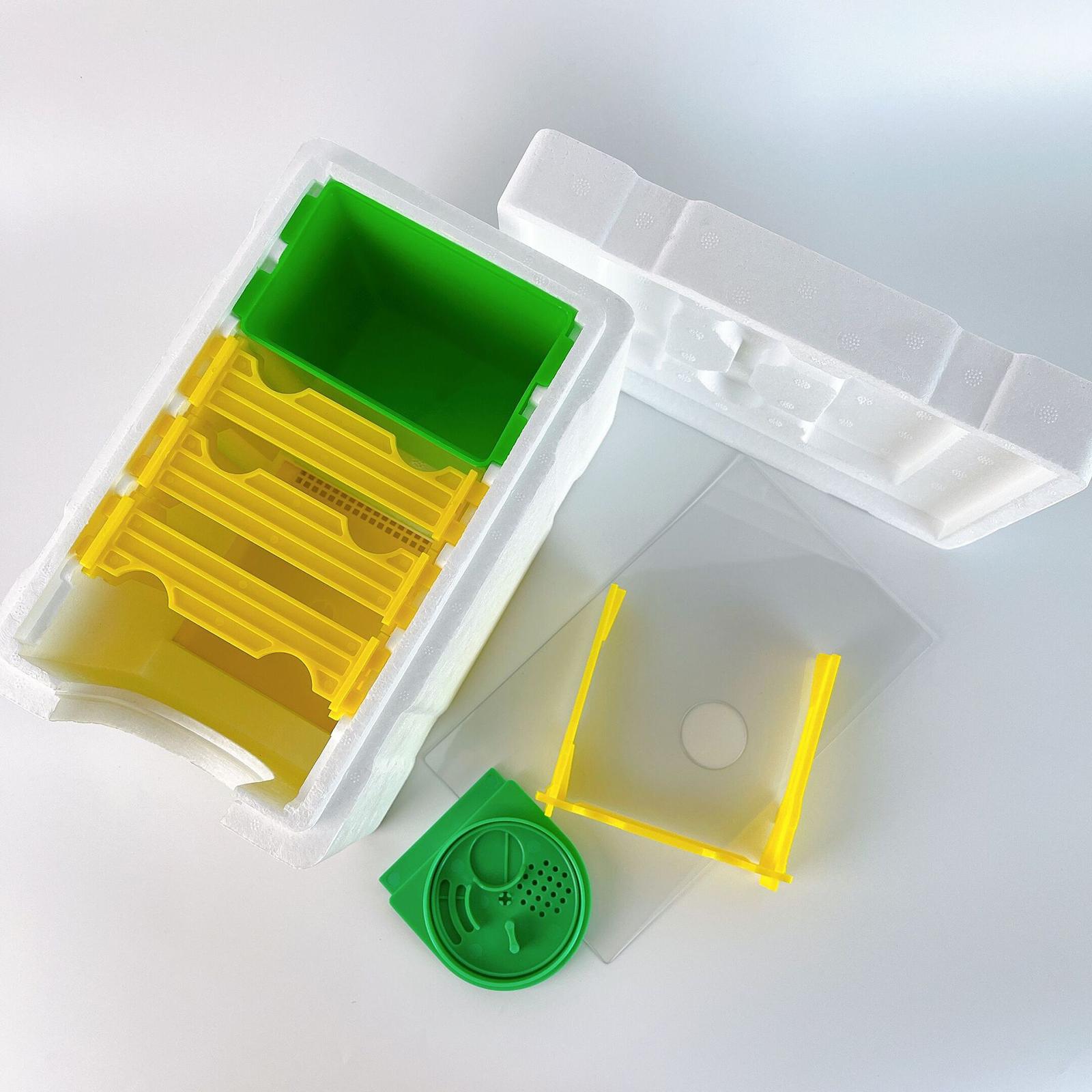 

1 Pc Bee Mating Hives Portable Bee Mating Box Multipurpose bee Mating hives Bee Rearing Cage for Beekeeper Outdoor Garden