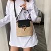 SCIONE Small Small Bag Women's Straw Woven Bag Wild Chain Single Shoulder Messenger Bag