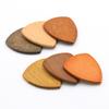 Heart Shape Guitar Pick Enduring Wood Acoustic Guitar Pick Ukulele Plectrums Electric Guitar Pick Guitar Accessories