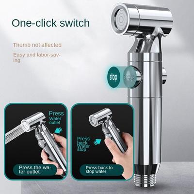 Multi-functional Protable Handheld Bidet Sprayer Toilet Closet Shattaff Shower Bathroom Sprayer Shower Head Bath Accessories
