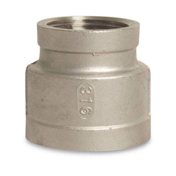 Manchon de Réduction Inox 1/2" x 3/8", Raccord Fileté V4A