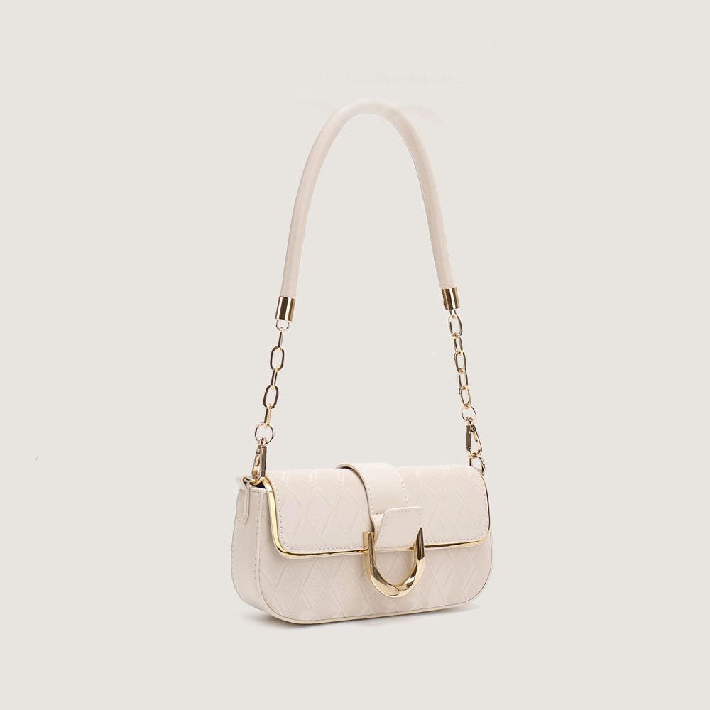 Fashionable Simple and Elegant Small Square Bag Chain Small Square Bag Underarm Single-shoulder Crossbody Bag