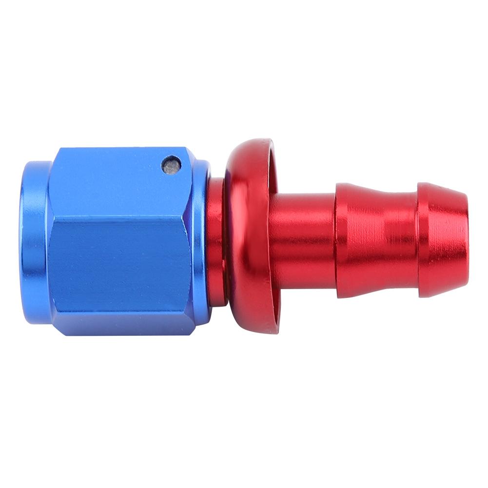 AN6 Straight Push On Twist Lock Oil Gas Fuel Line Hose End Male Fitting