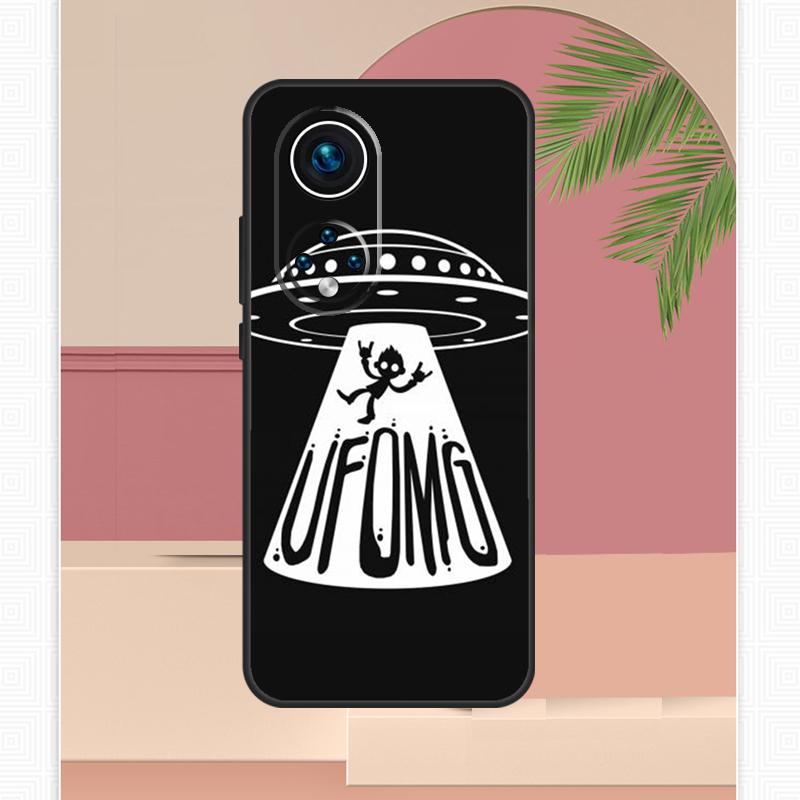 Alien Martian UFO Case For Honor Magic 7 Lite 5 6 8 Pro Honor 200 400 X9c X9b X9a X8b X8a X8c 50 70 90 Cover