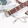 Leather New Punk Style Fashion Pin Buckle Jeans Decorative Belt Chain Belts for Women