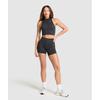 Gymshark Adapt Camo Seamless Zip Up Crop Top Asphalt Grey Black B3c2n Gc8n