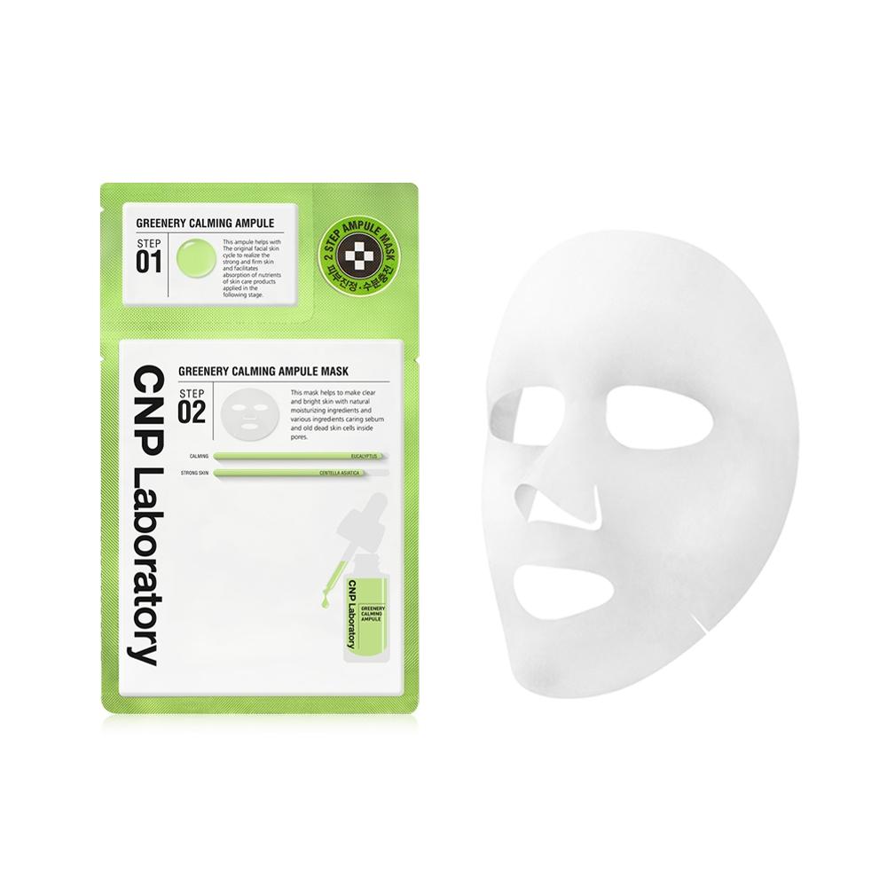 Cnp Greenery Calming Ampoule Mask 1 Pack  Soothing Moisture