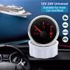 7 Color Backlight 2" 52mm Fuel Level Gauge with Alarm 0-190 OHM Oil Meter Indicator 240-33 ohm Auto Car Boat RV Yacht
