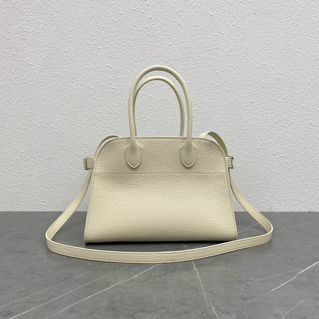 Classic Margaux 10-Inch Handbag First-Layer Cowhide Tote Bag Simple And Versatile Single Shoulder Diagonal Span Bag