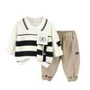 Kids Casual Long-Sleeve Set, Comfortable Daily Wear Outfits