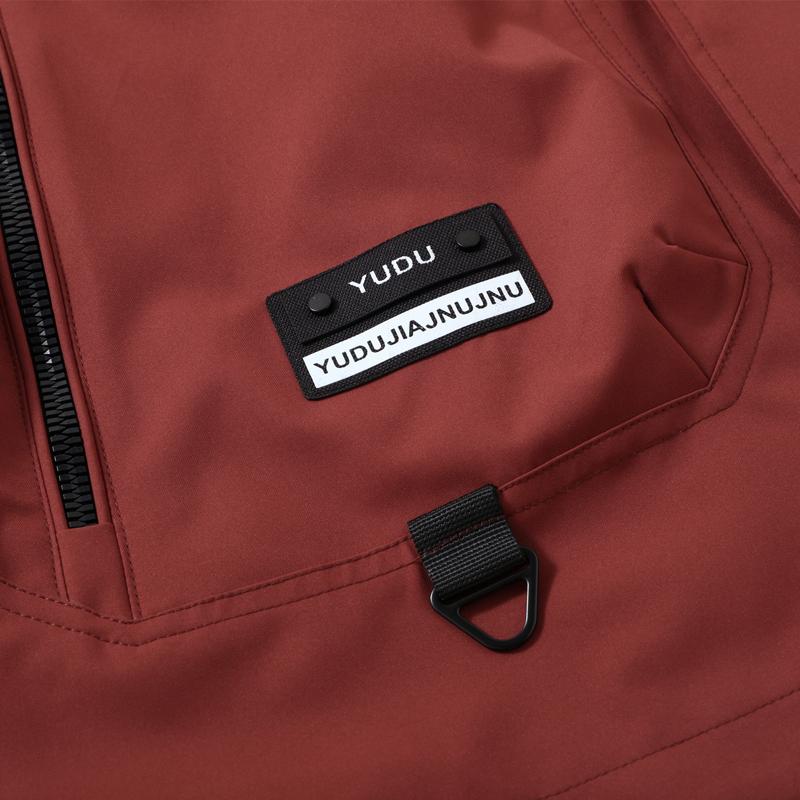 Übergröße 5XL-11XL Herbst Wasserdichter Trenchcoat für Herren Windbreaker Lässig Übergroß Herrenjacken Kapuze