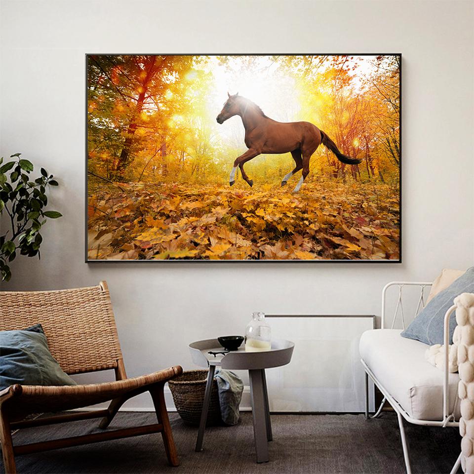 DIY 5D Diamond Painting Animal Horse Rhinestone Pictures Cross Stitch Kit Full Diamond Embroidery Mosaic Gifts Home Decor