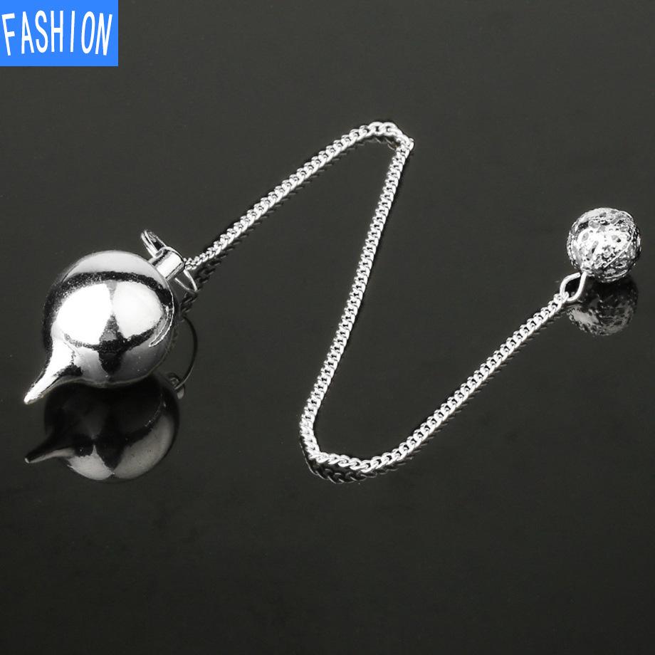 Long and Short European and American Style Detachable Bullet Head Metal Pendulum Simple Pendant