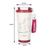 Shangqi Portable 304 Stainless Steel Insulated Straw Water Bottle