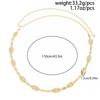 IngeSight.Z Simple Vintage Fold Metal Waist Belly Chain Women 2026 Trend Exquisite Sexy Gold Color Belt Chain Body Chain Jewelry