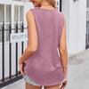 Sleeveless Satin Vest Tank Top For Girl Fashion Women Sexy Shirts V-neck Summer 2023 Casual Loose Top Ladies Blusas 26150