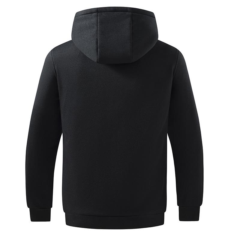 Heated Hooded Sweatshirt: Smart Couple's Jacket with Constant Temperature and Zipper