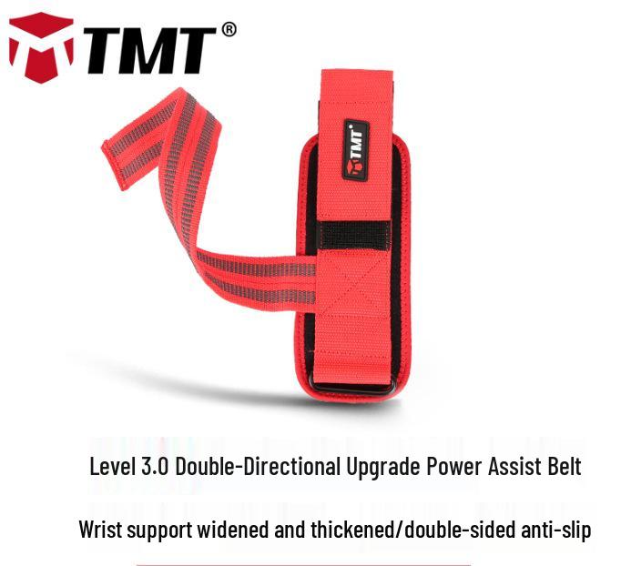 TMT Wrist Wraps & Grip Straps for Men - Non-Slip Powerlifting & Fitness Gloves for Weightlifting & Pull-Ups