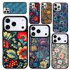 Capa Case for iPhone 17 Air 16 Pro Max 15 Plus 11 13 Mini 14 12 Back Phone Cover Khokhloma Russian Pattern Flower