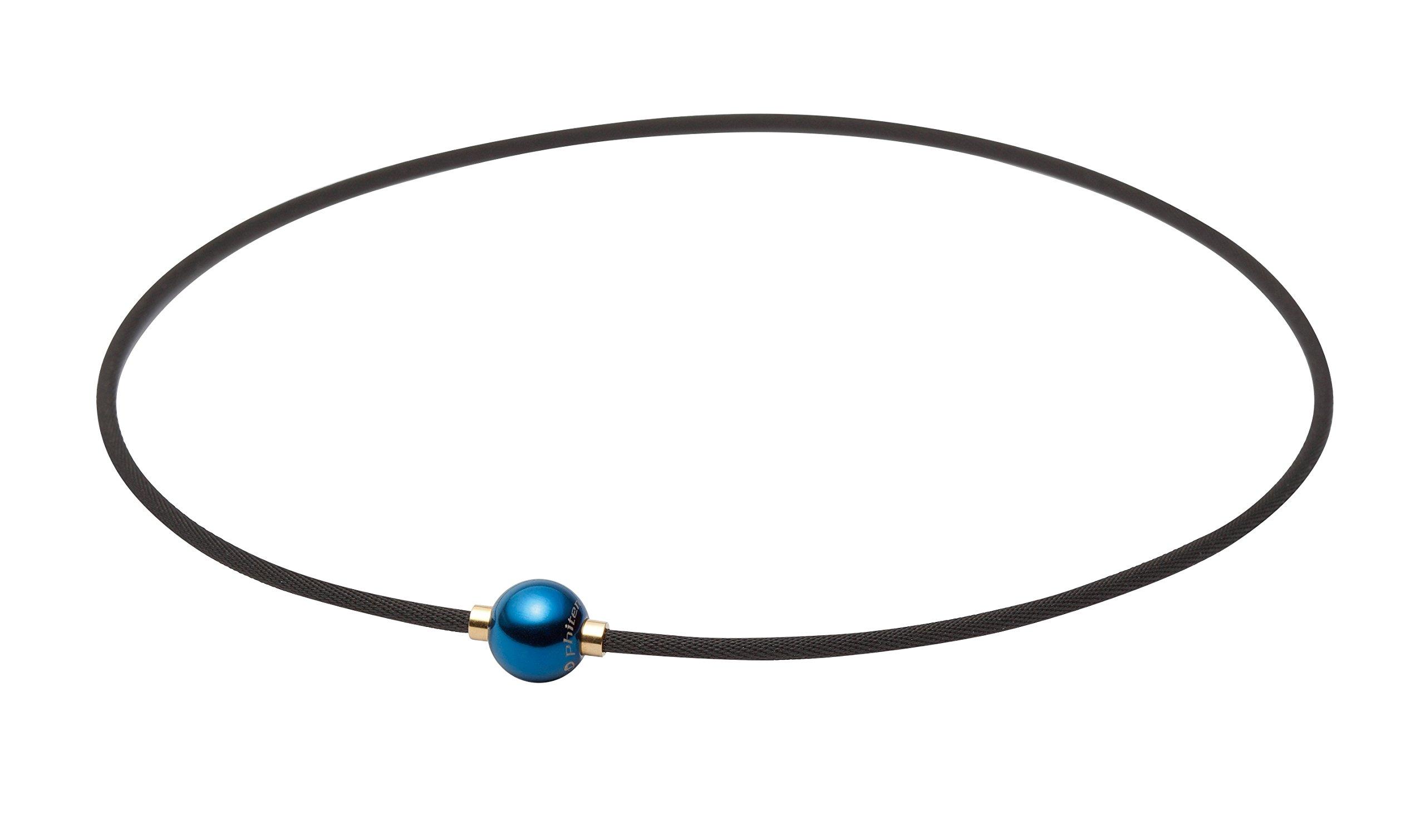 

phiten (Phiten) [Yuzuru Hanyu Player Favorite Items] Necklace RAKUWA Neck X100 Mirror Ball Earth Color 40cm