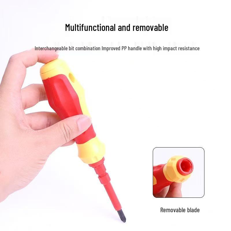 Electrician Insulated Magnetic Screwdriver Set - Phillips & Slotted