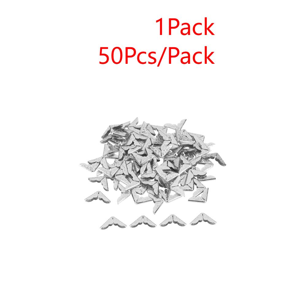 100-500Pcs Scrapbooking Albums Corner Protector Card File Menu Metal Book Corner for Scrapbooks Photo Albums Decorative Corners