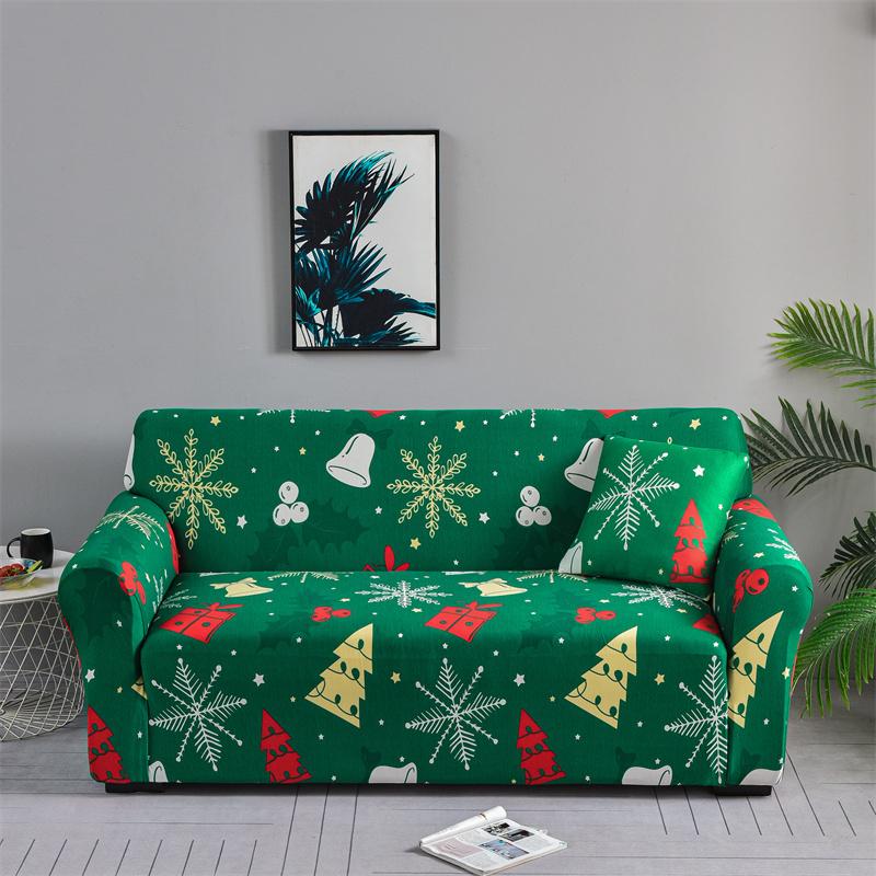 Christmas Elastic Sofa Covers for Living Room Funda Sofa Couch Cover Chair Protector Universal Sofa Slipcovers X-mas Home Decor