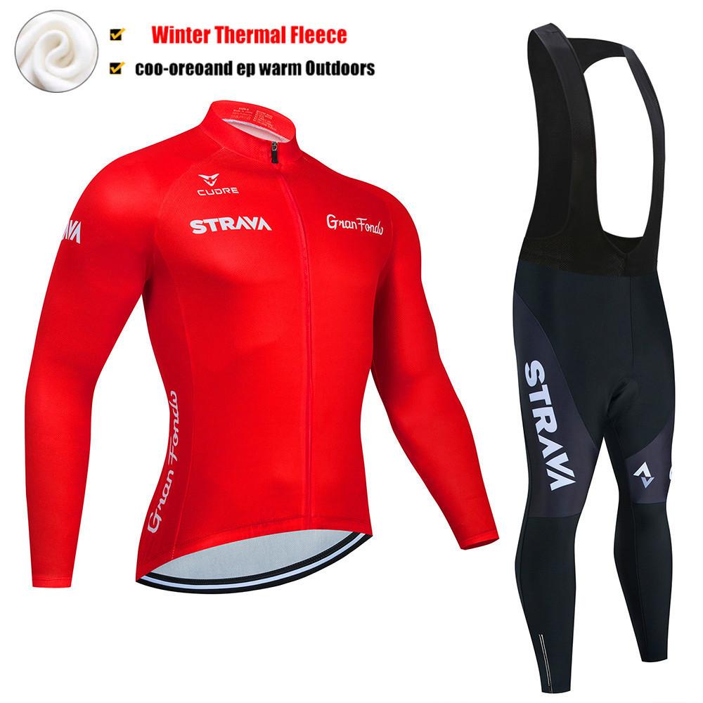 2026 Winter Fleece Warm Cycling Suit Set, Mountain Bike Cycling Suit Set Long Sleeve Men's Winter Cycling Pants Cycling Suit Fleece