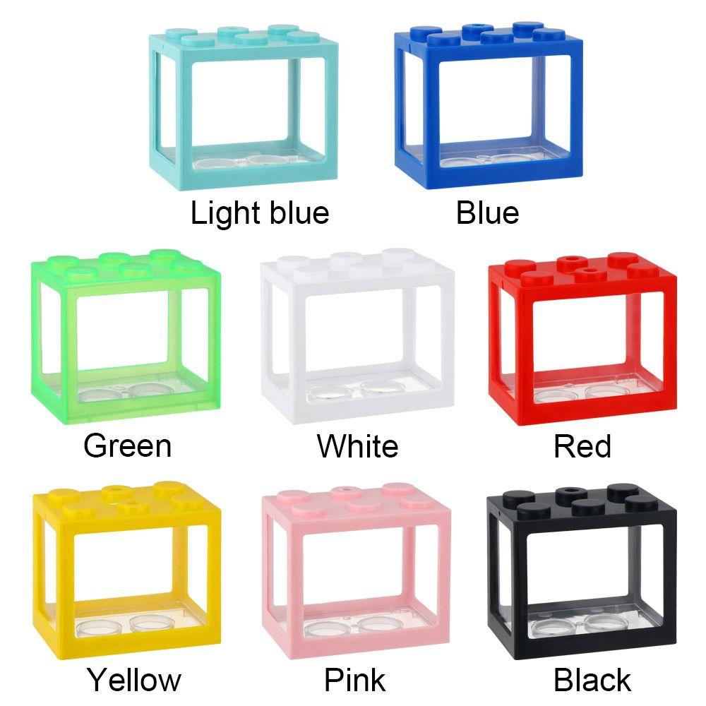 Aquarium Tank Gifts PVC Mini Aquarium Betta Fish Tank Betta Fish Accessories Ornamental