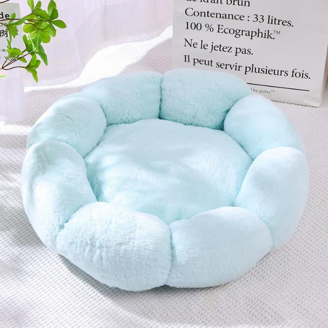 Petsoft Flowershaped Cat Bed With Pp Cotton For Small Dogs And Cats