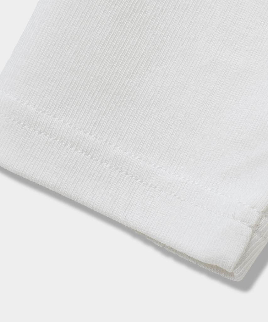Dimiteulibeullaeg Comfort Half Mock Neck Knit T-Shirt_White
