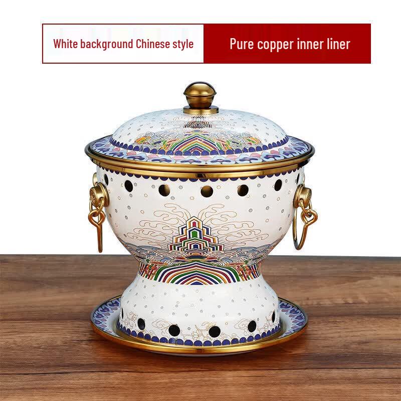 Qiwei Individual Pure Copper Alcohol Hot Pot