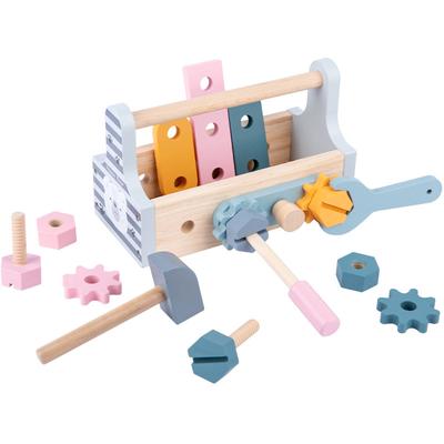 Children Toolbox Wooden Toys Pretend Play Set Nut Disassembly Screw Assembly Simulation Repair Games Educational Sensory Toys