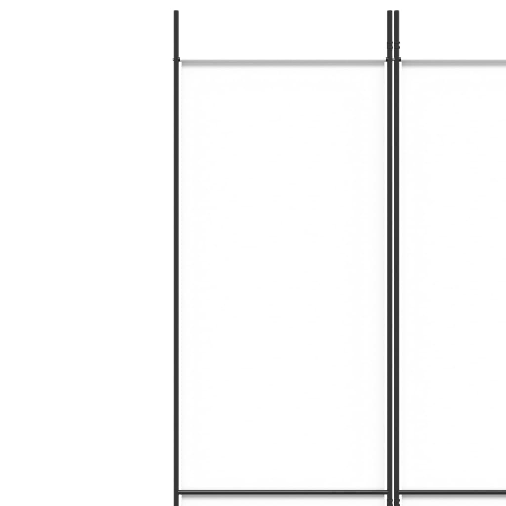 Vidaxl 3-Panel Room Divider, White, 150X220 Cm, Fabric