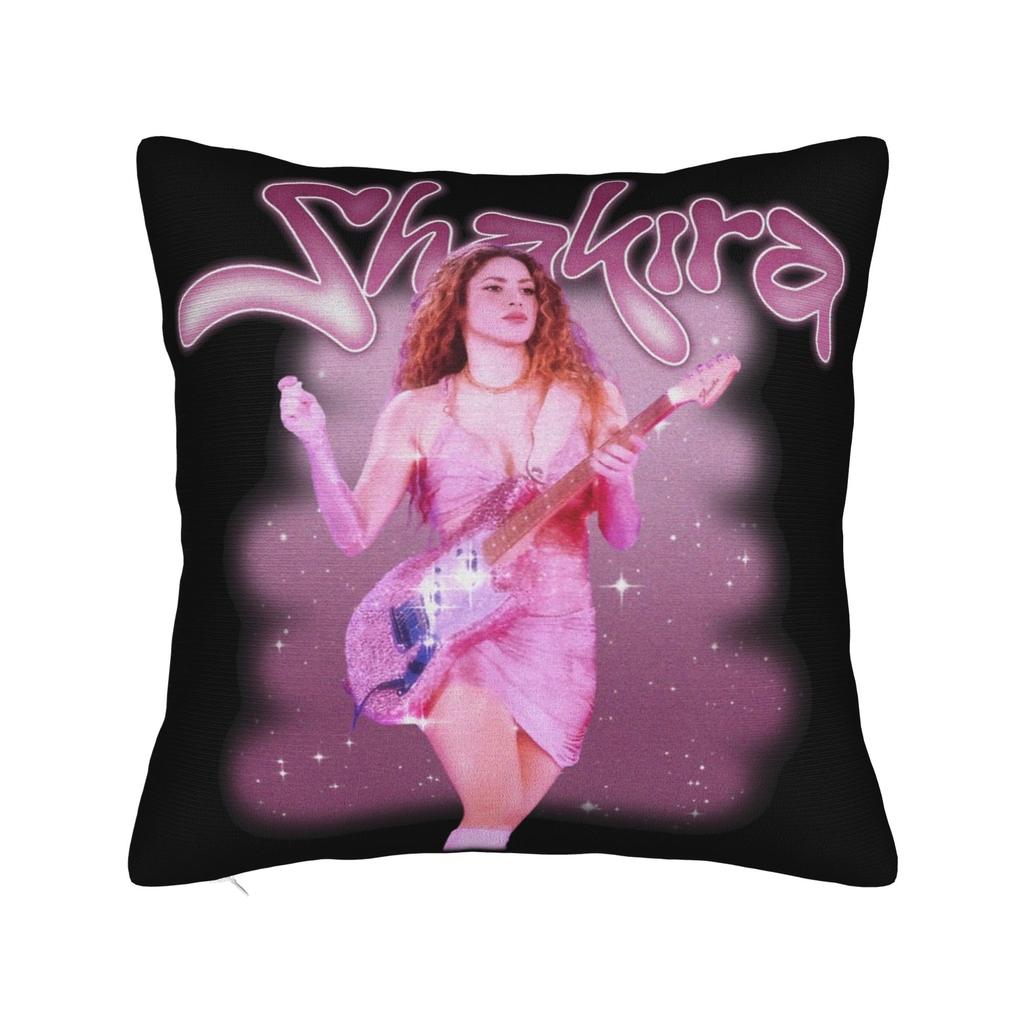 Singer Shakira Pillowcase Printing Fabric Cushion Cover Decor Throw Pillow Case Cover Home 45X45Cm