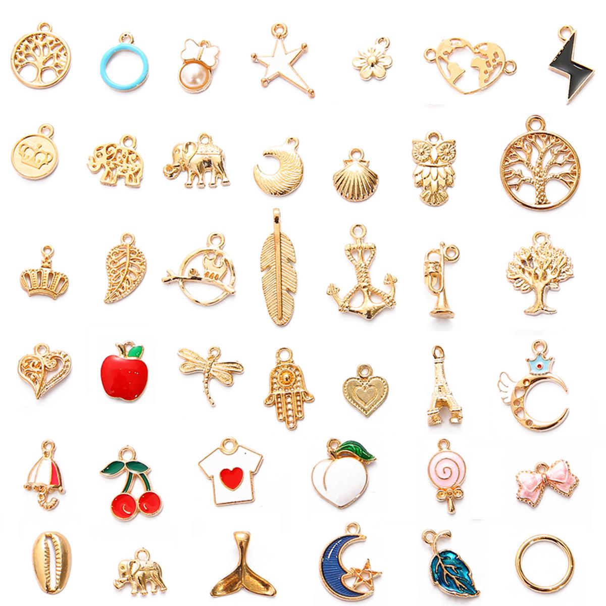 

10 шт., металлические эмалированные подвески, подвески для женщин и детей, ожерелье, браслет, аксессуары для самостоятельного изготовления ювелирных изделий 03