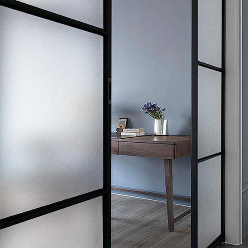 1/2M Matte Window Film Privacy UV Protection Stained Vinyl for Glass Static Cling Frosted Decorative Window Sticker for Home