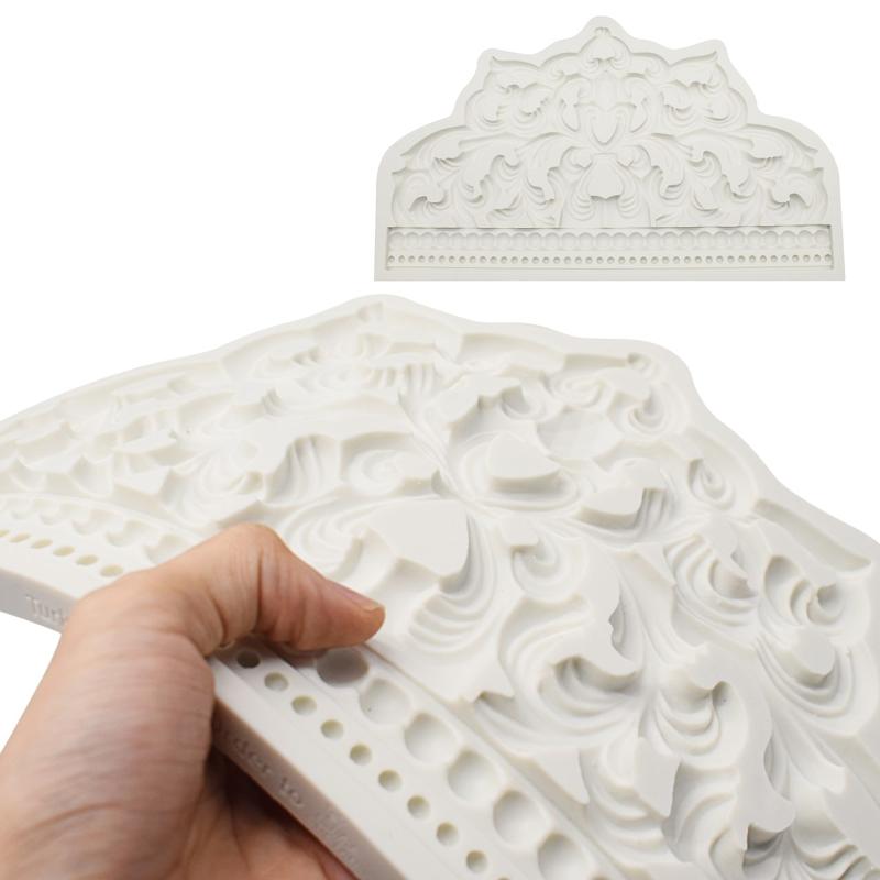 Cute Crown Shape Sugar Craft Paste Mold Chocolate Candy Art Silicone Soap Mold Household Candle Molds DIY Handmade