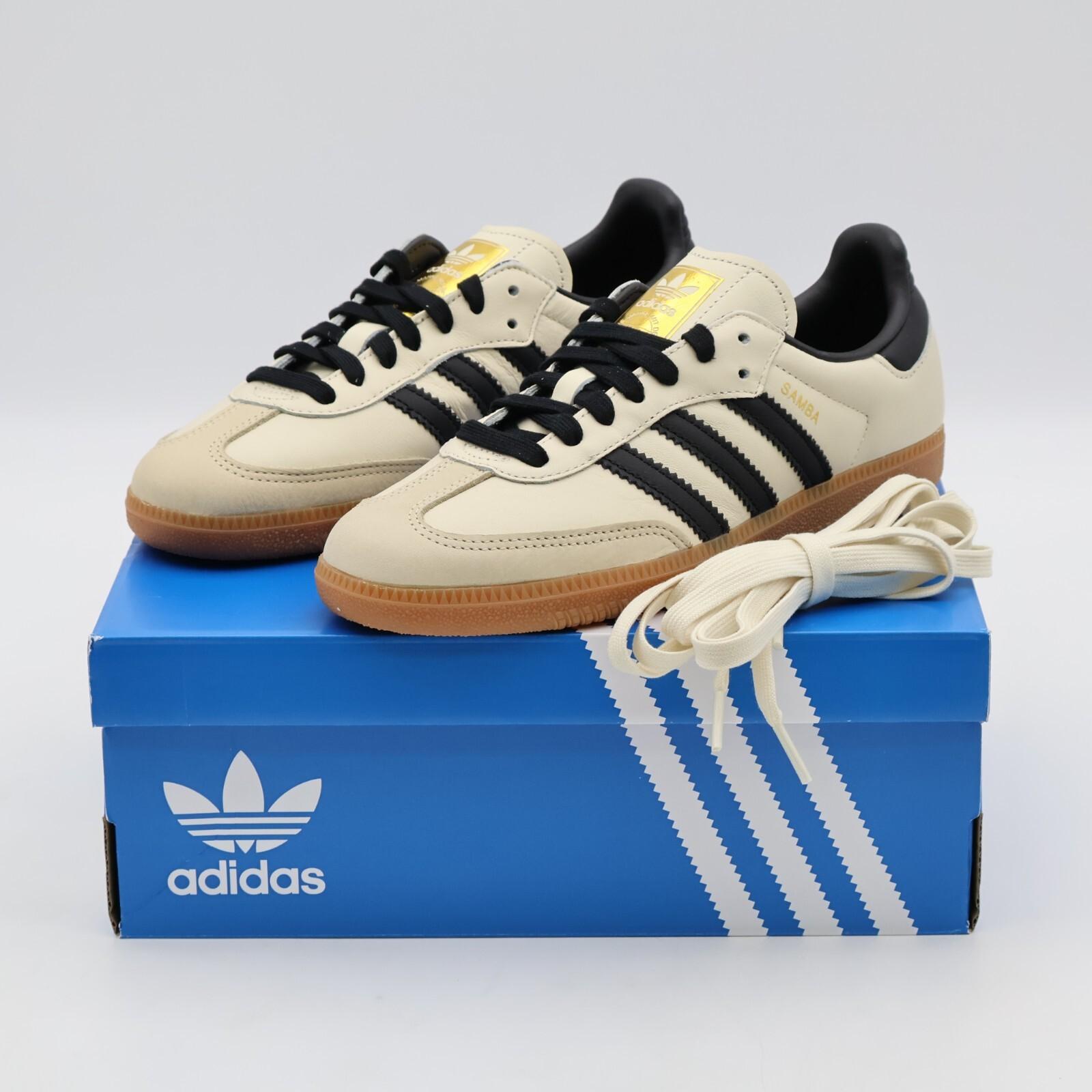 ID0478 adidas Originals Samba OG Кремово-белый Основной черный Песочный (Женский) 5.5W