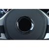 Black Steel Steering Wheel Center Ring Decor Fit For BMW X3 G01 X4 G02 2018-