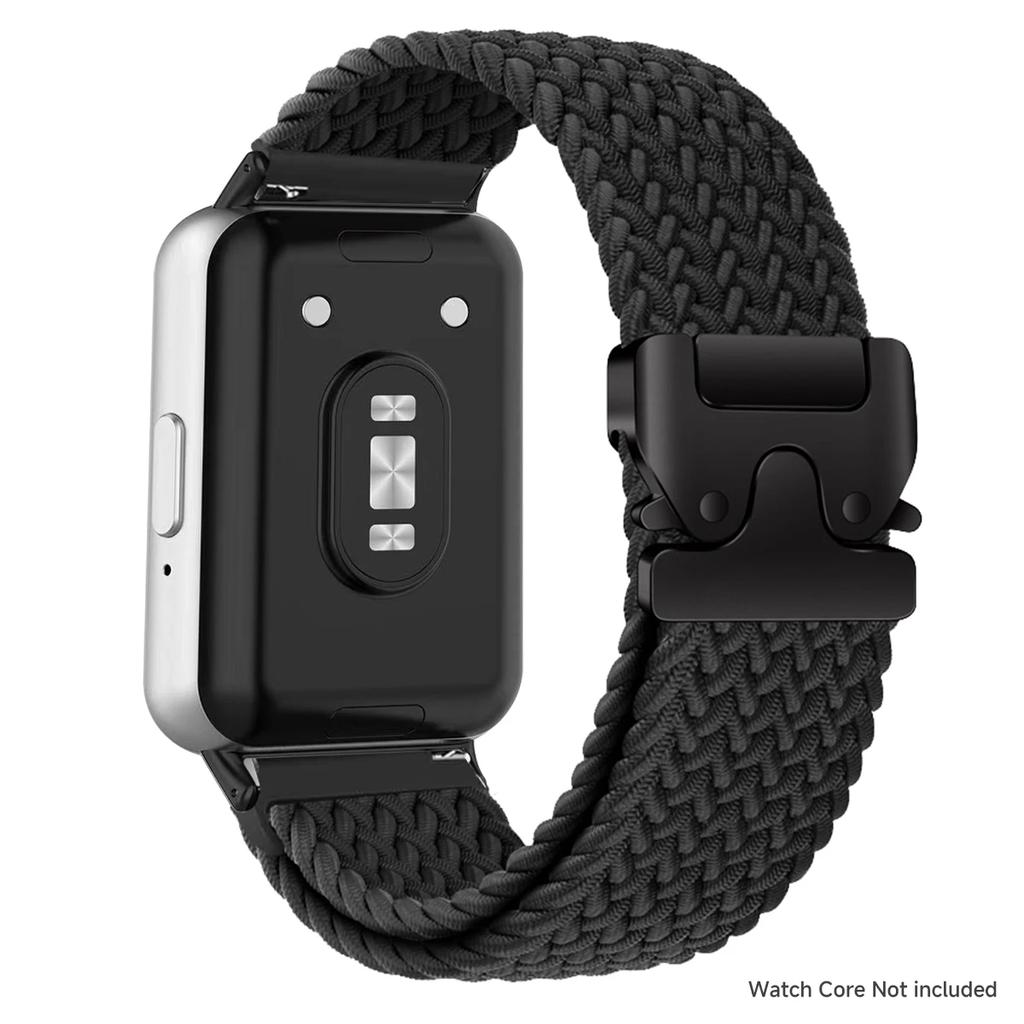 Nylonarmband für Samsung Galaxy Fit 3 Armband Verstellbares geflochtenes Solo-Loop Ersatzarmband für Samsung Fit 3 Uhrenarmband