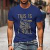 This Is How I Roll Lawn Mower Dad Tshirt Fathers Day Fun Daddy Tshirt Unisex Round Neck Short Sleeve Tees Male Tshirt Gift